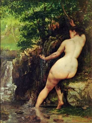 A fonte ou Banhista na fonte, 1868